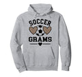 Funny Soccer Leopard Grams Soccer Player Hoodie - Trendy Graphic for Adults