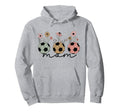 Soccer Mom Mama Wildflower Floral Spring Hoodie - Fun Novelty Design Unisex