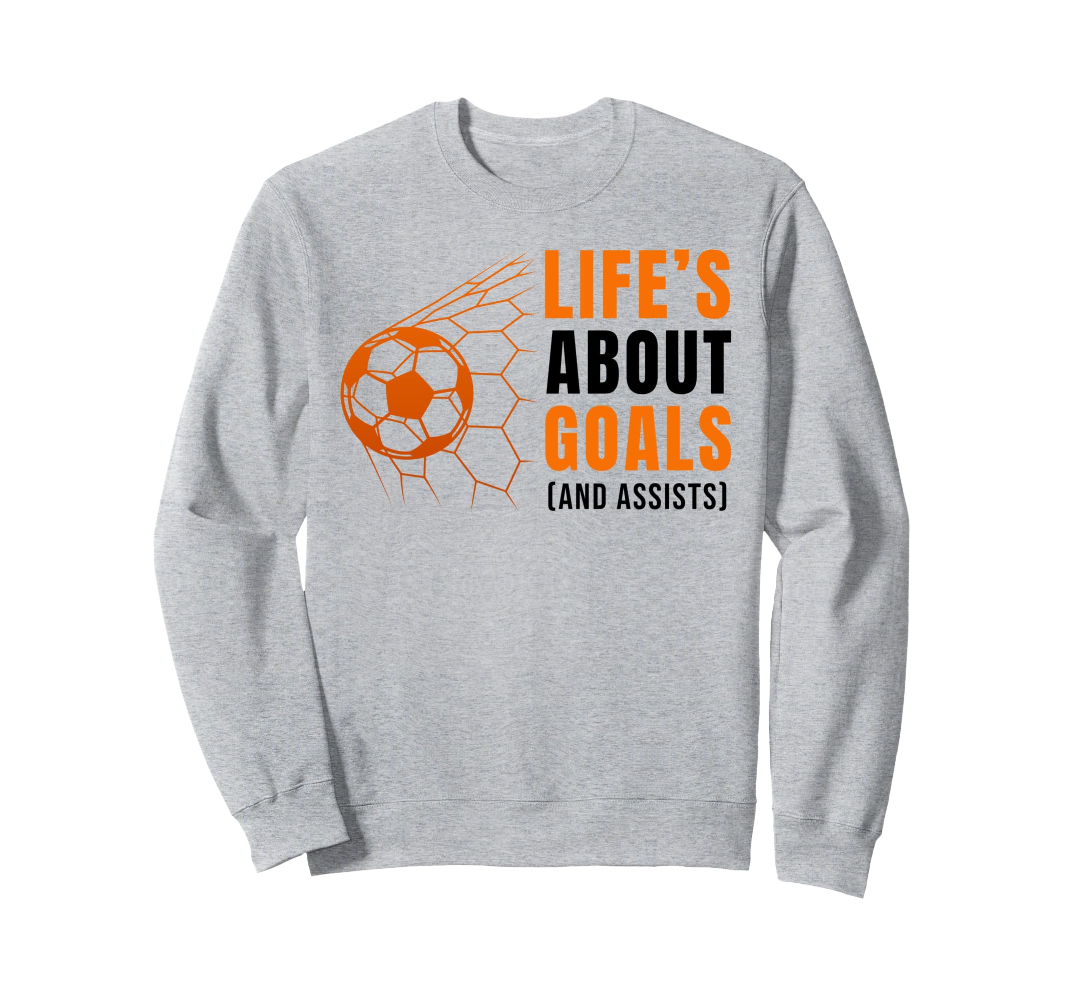 Soccer Football Assistant Soccer Sweatshirt - Trendy Graphic Men Women