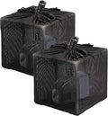 Fineday Pond Filter, Anti-Clogging Cube Outdoor Mesh Water Pump Barrier Bag Box Basket (7" x 2 Pack)