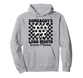 Somebodys Loud Mouth Soccer Mama Soccer Mom Hoodie - Trendy Graphic Unisex