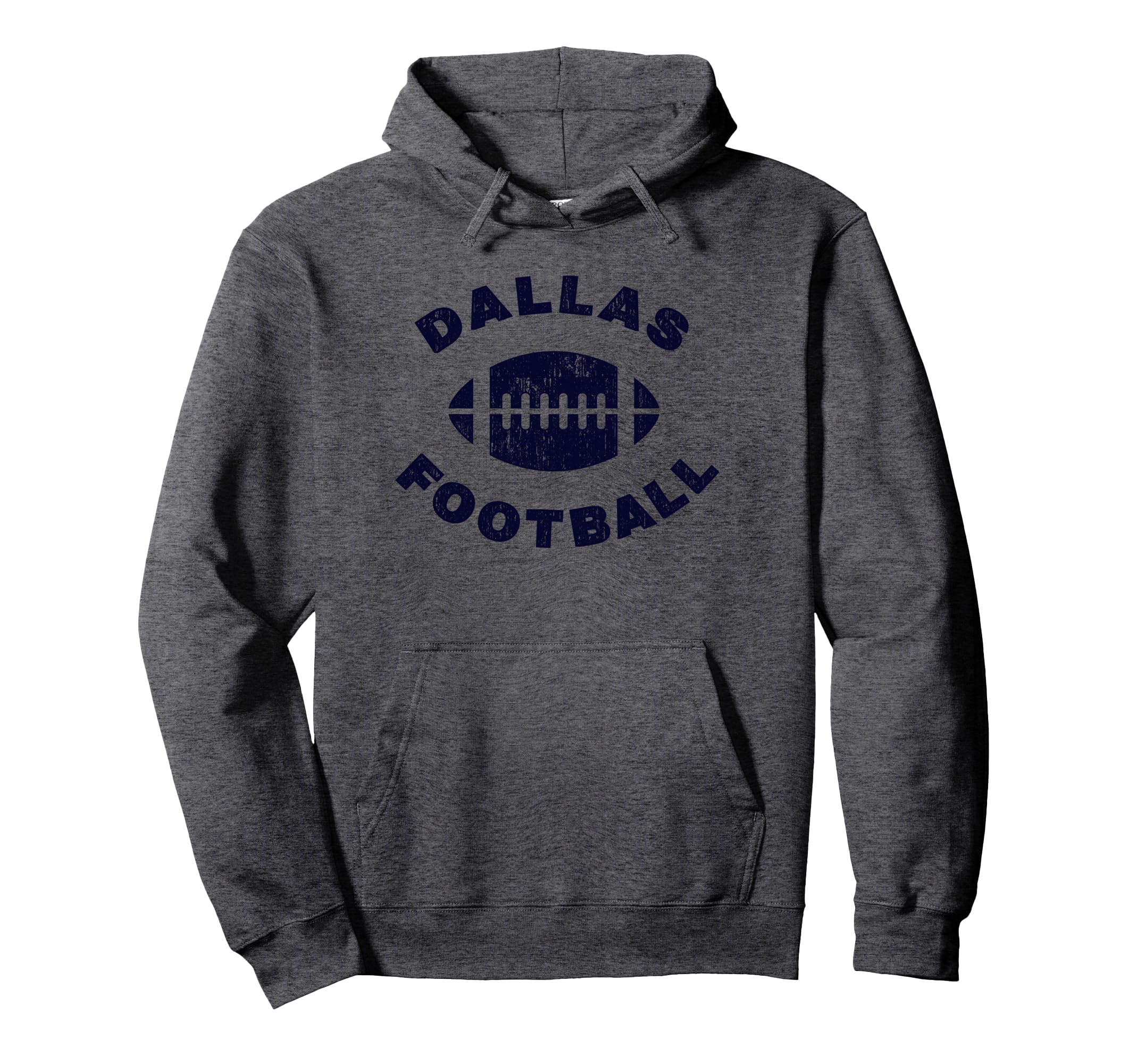 Dallas Distressed Football Sports Hoodie - Minimalist Print Unisex