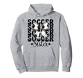 Soccer Sister Soccer Sis Coquette Bow Hoodie - Custom Art Print Unisex