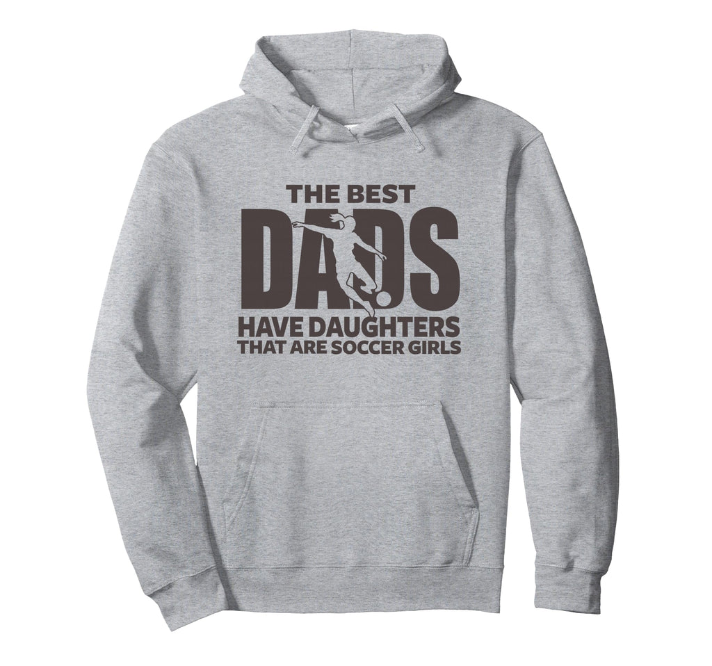 Soccer Daughter Proud Dad Athlete Hoodie - Minimalist Print for Adults