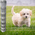 40in x 100ft Galvanized Wire Fence, Hog Goat Fencing Garden Fencing Roll, Heavy Zinc Coating Metal Wire Mesh for Yard Vegetable Plant Protection Poultry Netting