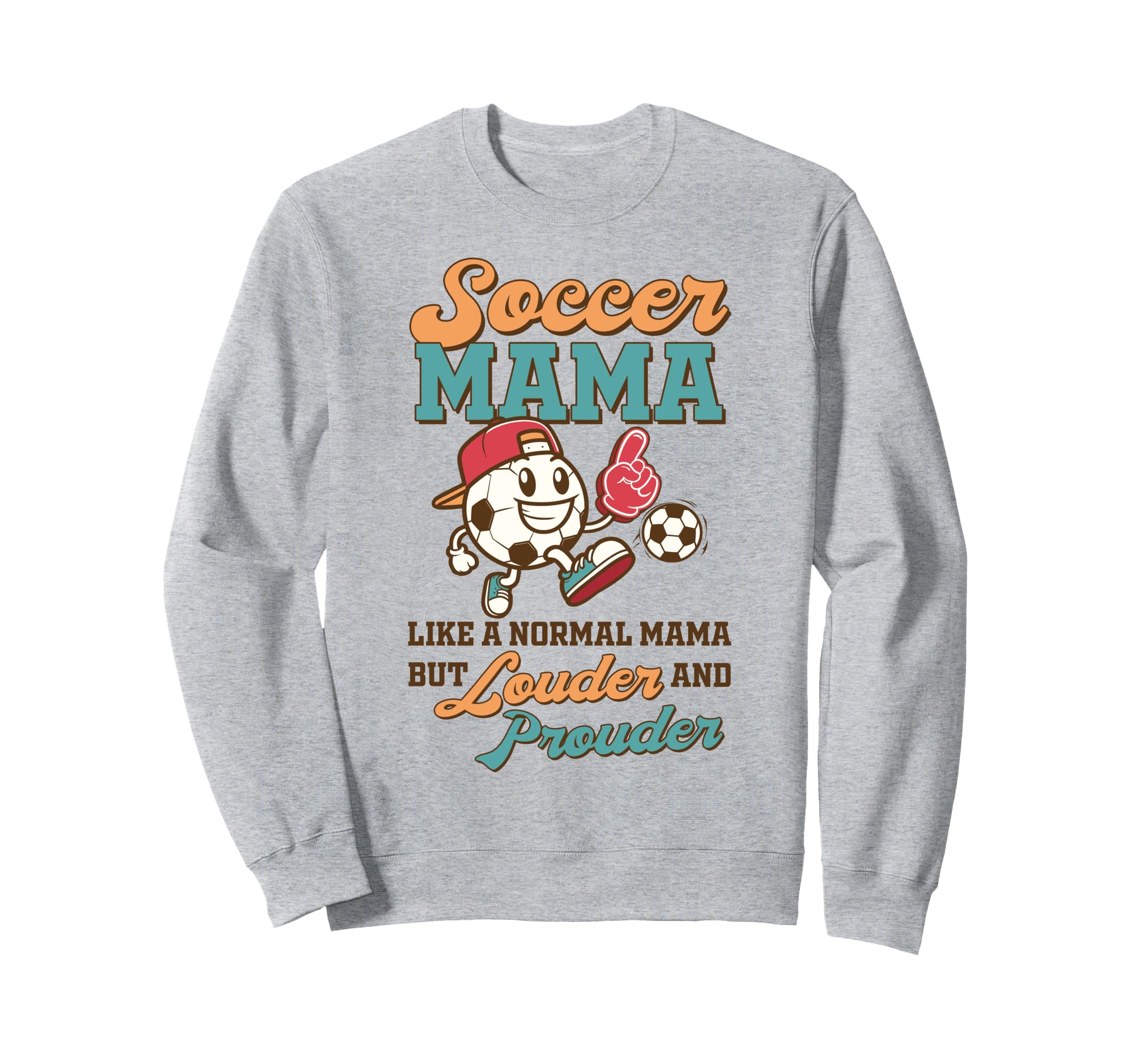 Soccer Mom Game Day Vibes Soccer Sweatshirt - Novelty Apparel Men Women