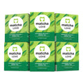 Matcha Love Traditional Green Tea Bags, Organic Japanese Matcha, 10 Bags per Box, Pack of 6