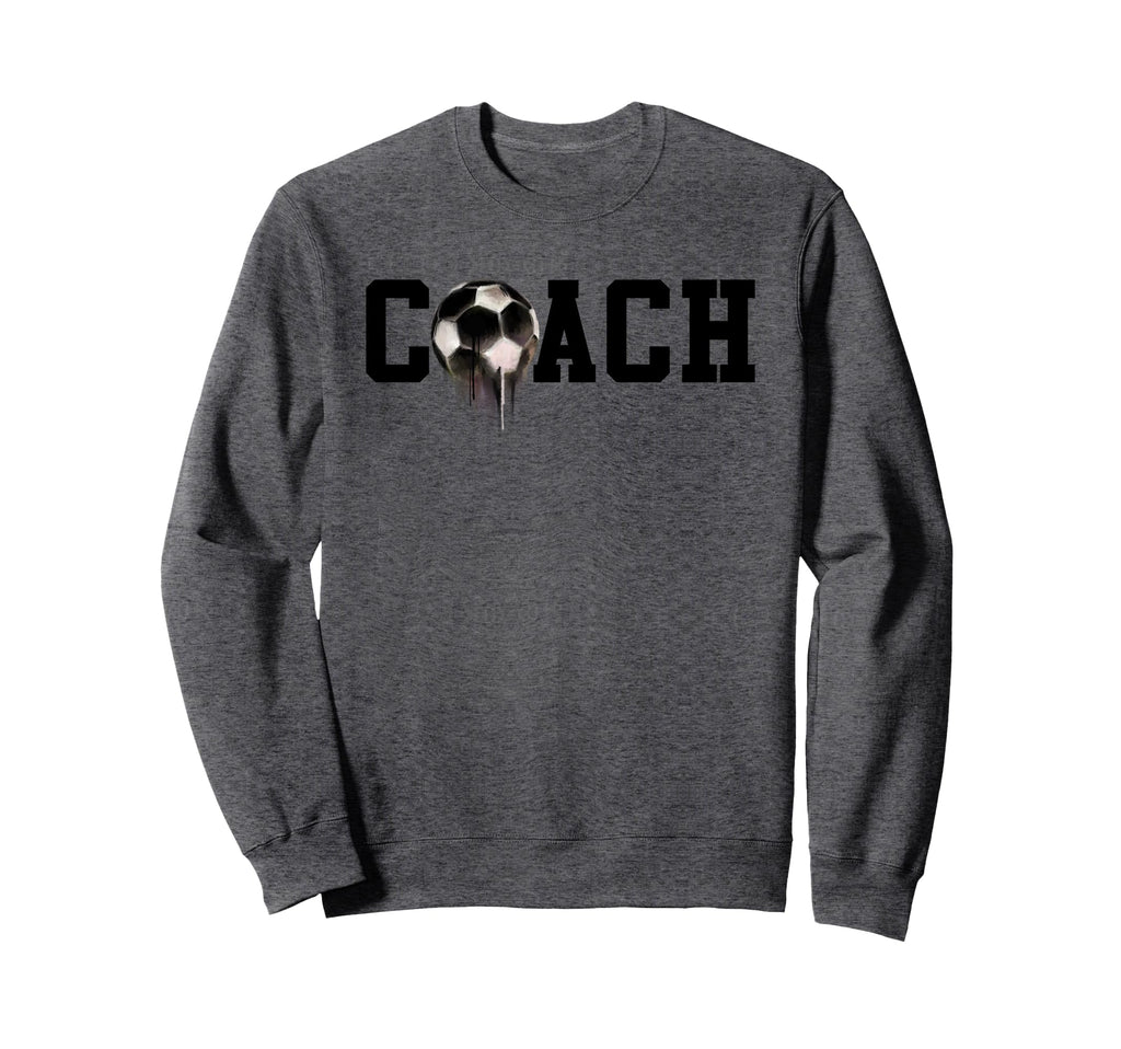 Soccer Coach Funny Football Sweatshirt - Casual Everyday Wear for Adults