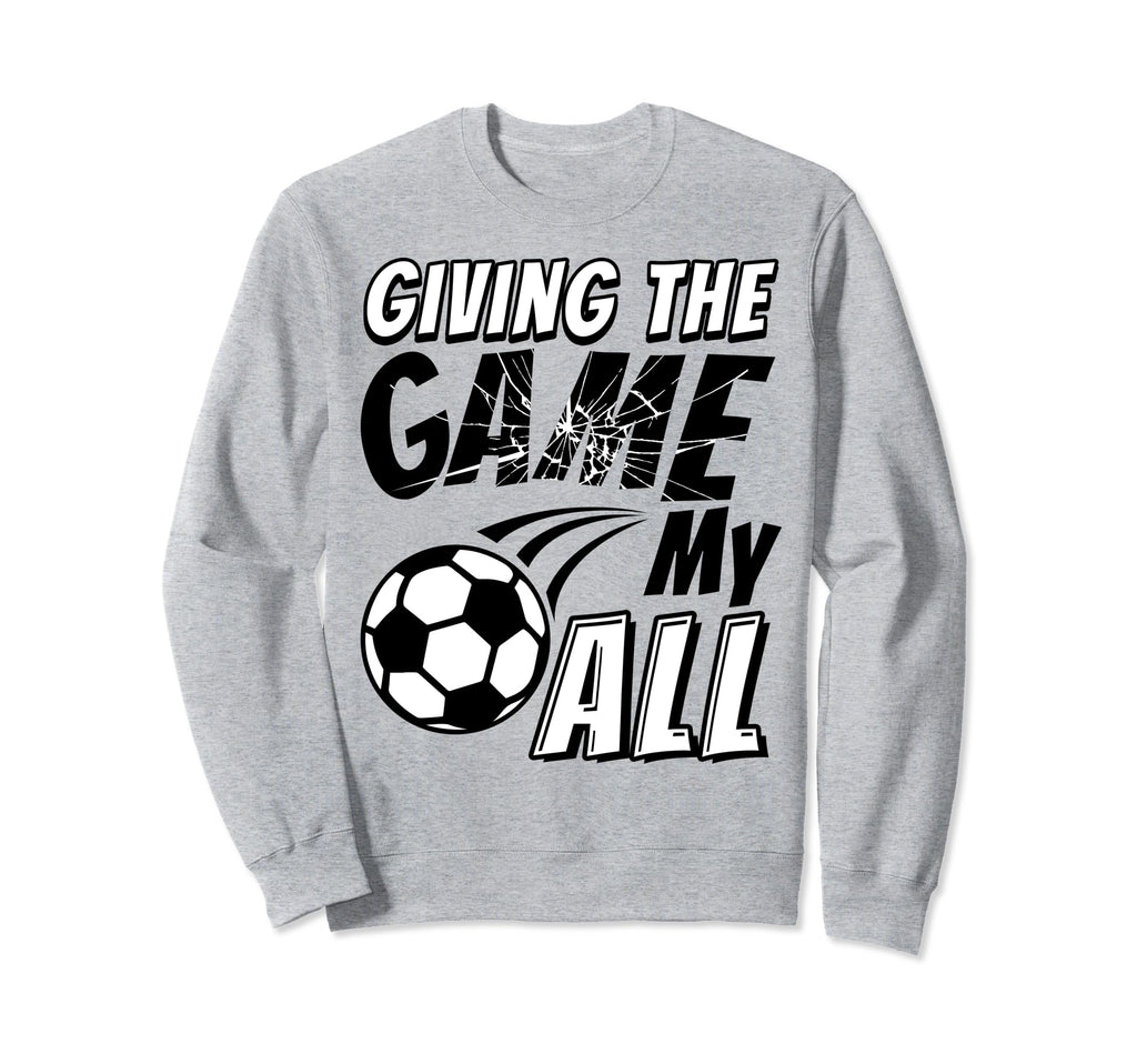 Soccer Mom Soccer Dad Motivational Sweatshirt - Minimalist Print Unisex