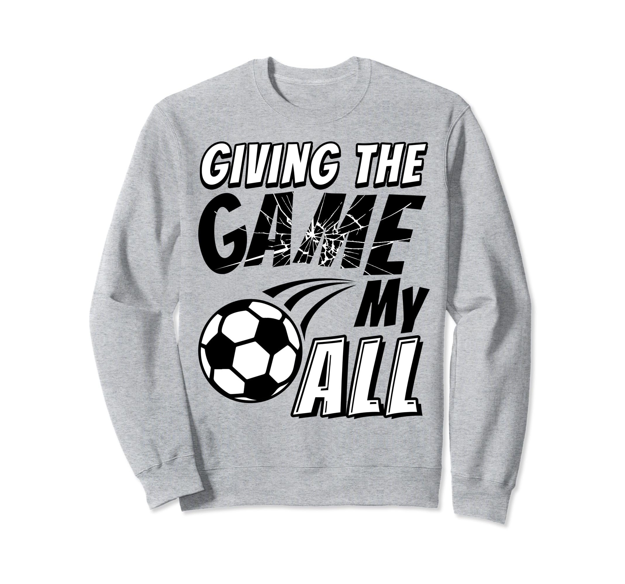 Soccer Mom Soccer Dad Motivational Sweatshirt - Minimalist Print Unisex