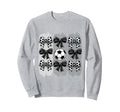 Soccer Coquette Bow Soccer Ball Sweatshirt - Aesthetic Graphic Unisex