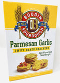 Boudin Sourdough Crackers, Parmesan Garlic, 5 Oz (Case of 12)