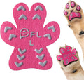 Non-Slip Dog Paw Protector Pads for Senior Dogs, Dog Paw Traction Stickers with Anti-Slip Rubber, Help Dogs Walk on Hardwood Floor, Pink 48pcs, L for 21-40lbs