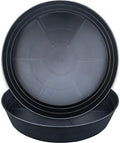 Plant Saucer 16 Inch 2 Pack 10 12 14 16 18 20 25, Plastic Plant Trays for Pots，Extra-Deep Plant Water Dray Tray, Bird Bath Bowl, Heavy Flower Plant Saucers Indoors and Outdoor No Holes