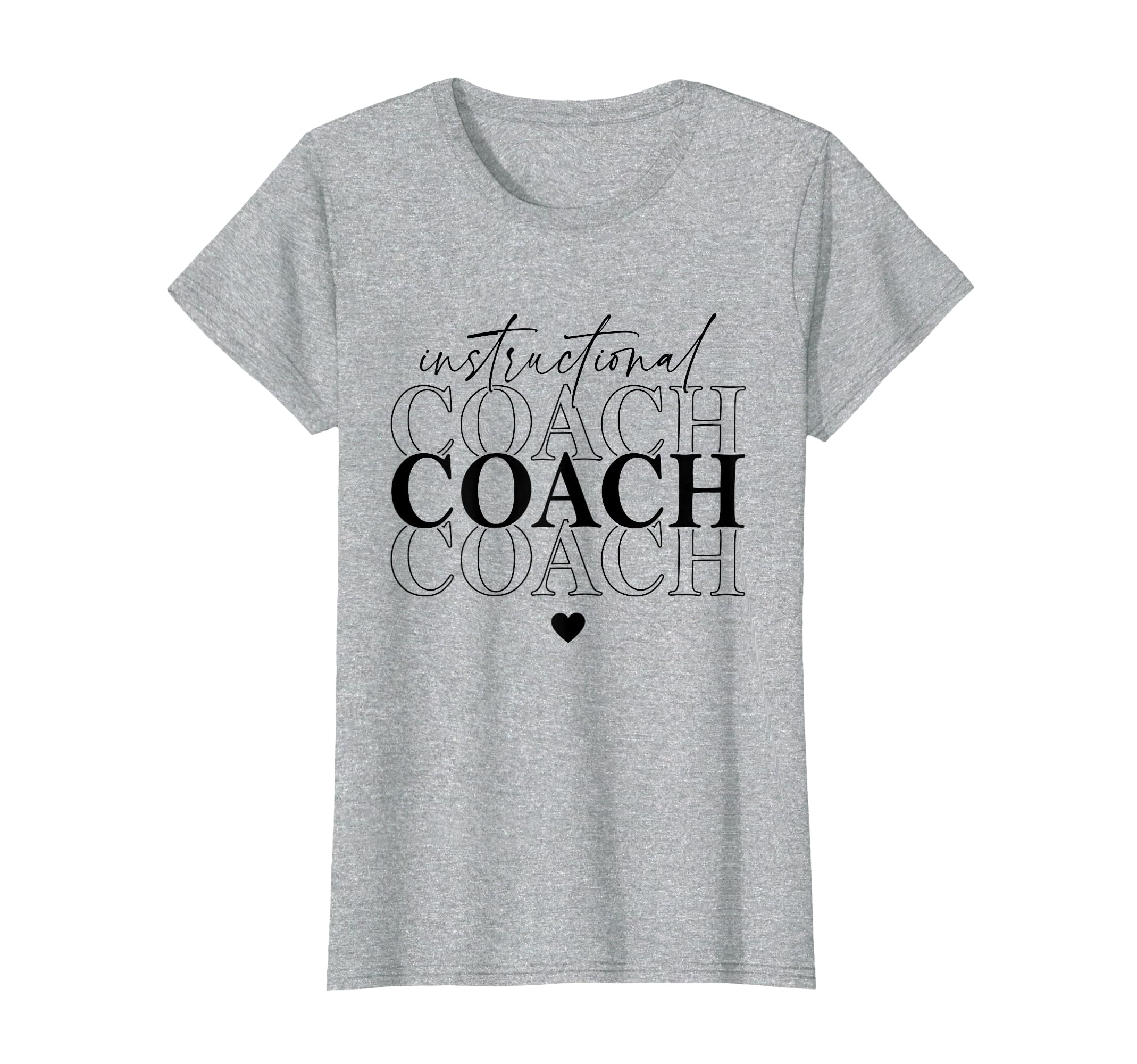 Instructional Coach Back To School T-Shirt - Custom Art Print Men Women