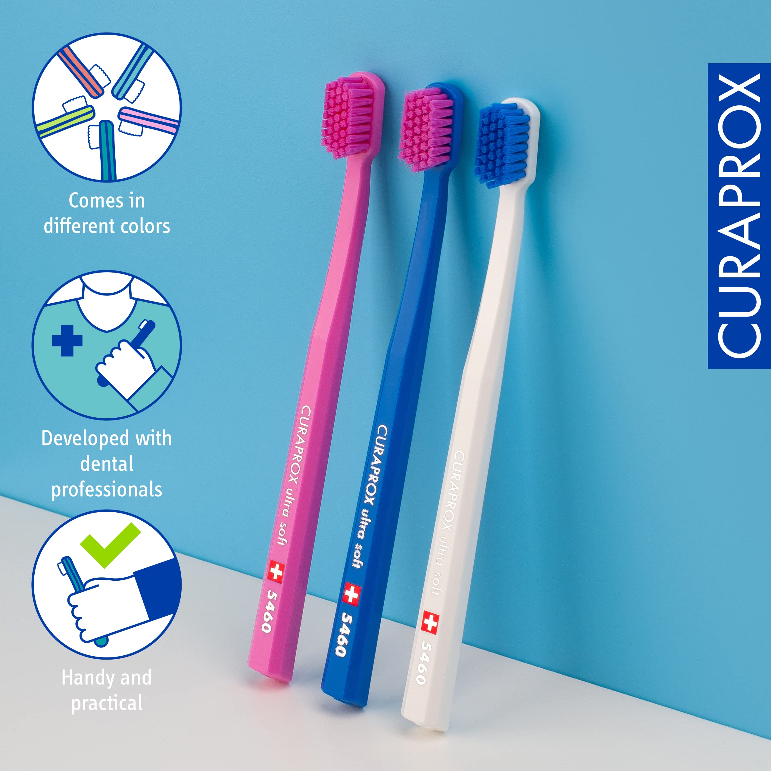 Curaprox 5460 Ultra Soft Toothbrush | Gentle Cleaning