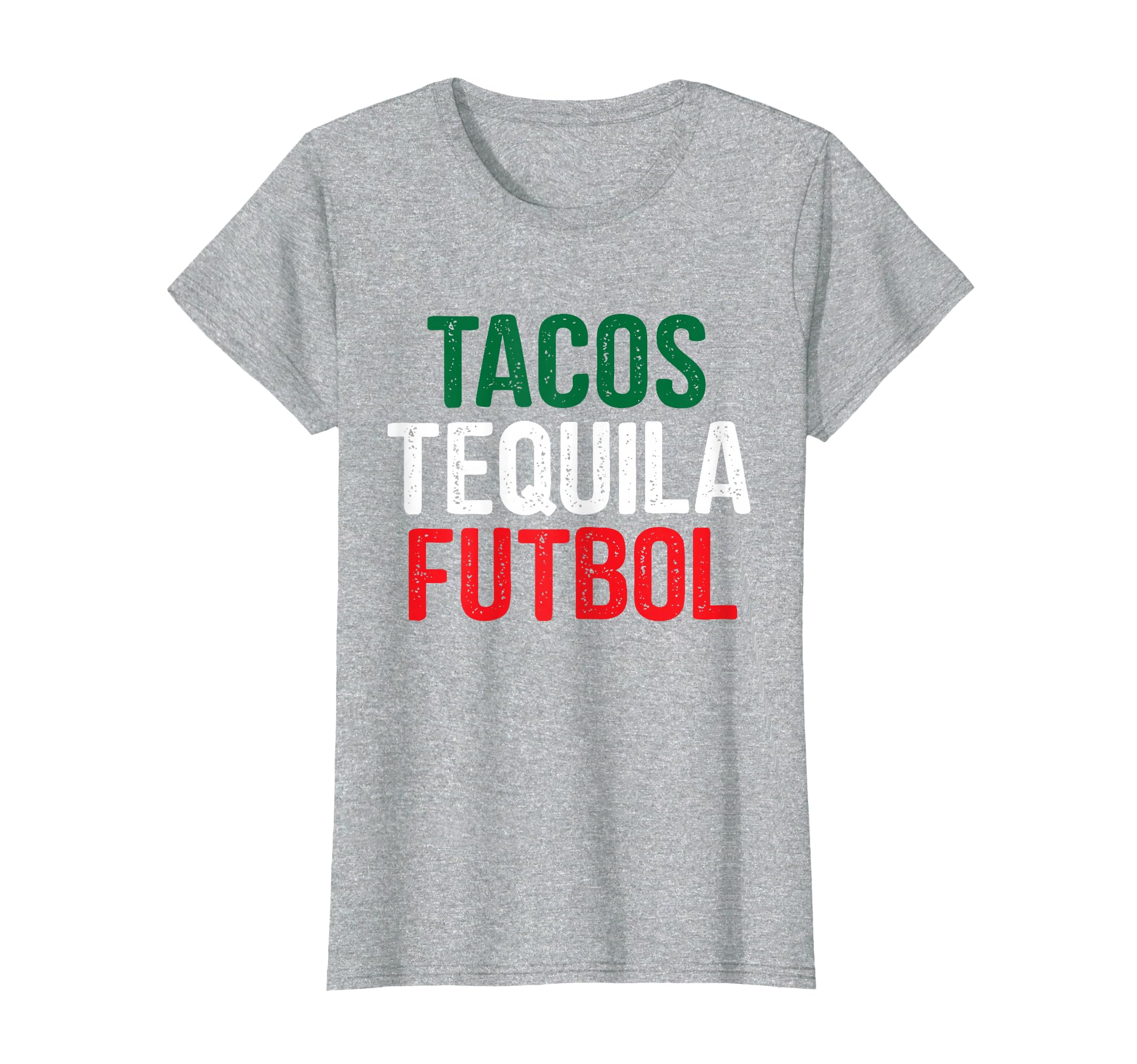 Tacos Tequila Futbol Mexican Soccer Mexico T-Shirt - Trendy Graphic Unisex
