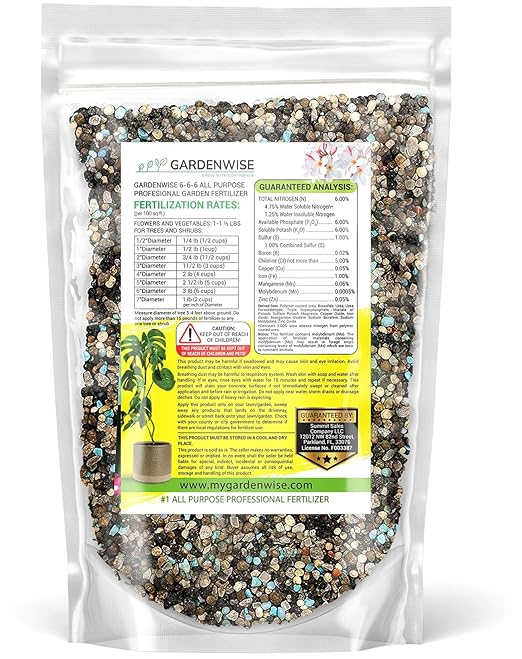 6-6-6 All-Purpose Professional Plant Food Fertilizer; Ideal for Winter Care & Spring Feeding, Perfect Balanced NPK for Indoor and Outdoor Plants (10 QUARTS)