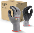linconson 12 Pack Safety Performance Series Construction Mechanics Wrinkle Latex Work Gloves