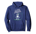Love Soccer Robots Just Who Loves Hoodie - Streetwear Style Men Women