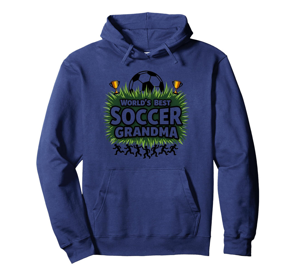 Worlds Best Soccer Grandma Champion Hoodie - Trendy Graphic Unisex