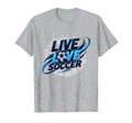 Soccer Mom Live Love Soccer Passion Sweatshirt - Streetwear Style Unisex