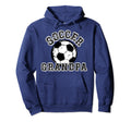 Soccer Ball Distressed Trending Grandpa Hoodie - Aesthetic Graphic Unisex