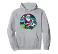 Santa Loves Soccer Hoodie - Streetwear Style for Adults