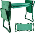 Foldable Garden Kneeler and Seat with 2 Gardening Tool Pouches Multiuse Bench with Soft Kneeling Pad,Gardening Gifts for Women Men Gardener Parent Elders Christmas