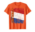 Netherlands Orange Big Flag T-Shirt - Streetwear Style for Adults