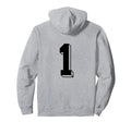 Number 1 Backside 80S 90S Team Jersey Hoodie - Graphic Print Unisex