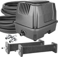 AquaMiracle All-in-One Koi Pond Aerator for Outdoor Ponds, Pond Air Pump Pond Aeration System with Self-Sinking Airline Flow Control Rubber Air Diffuser