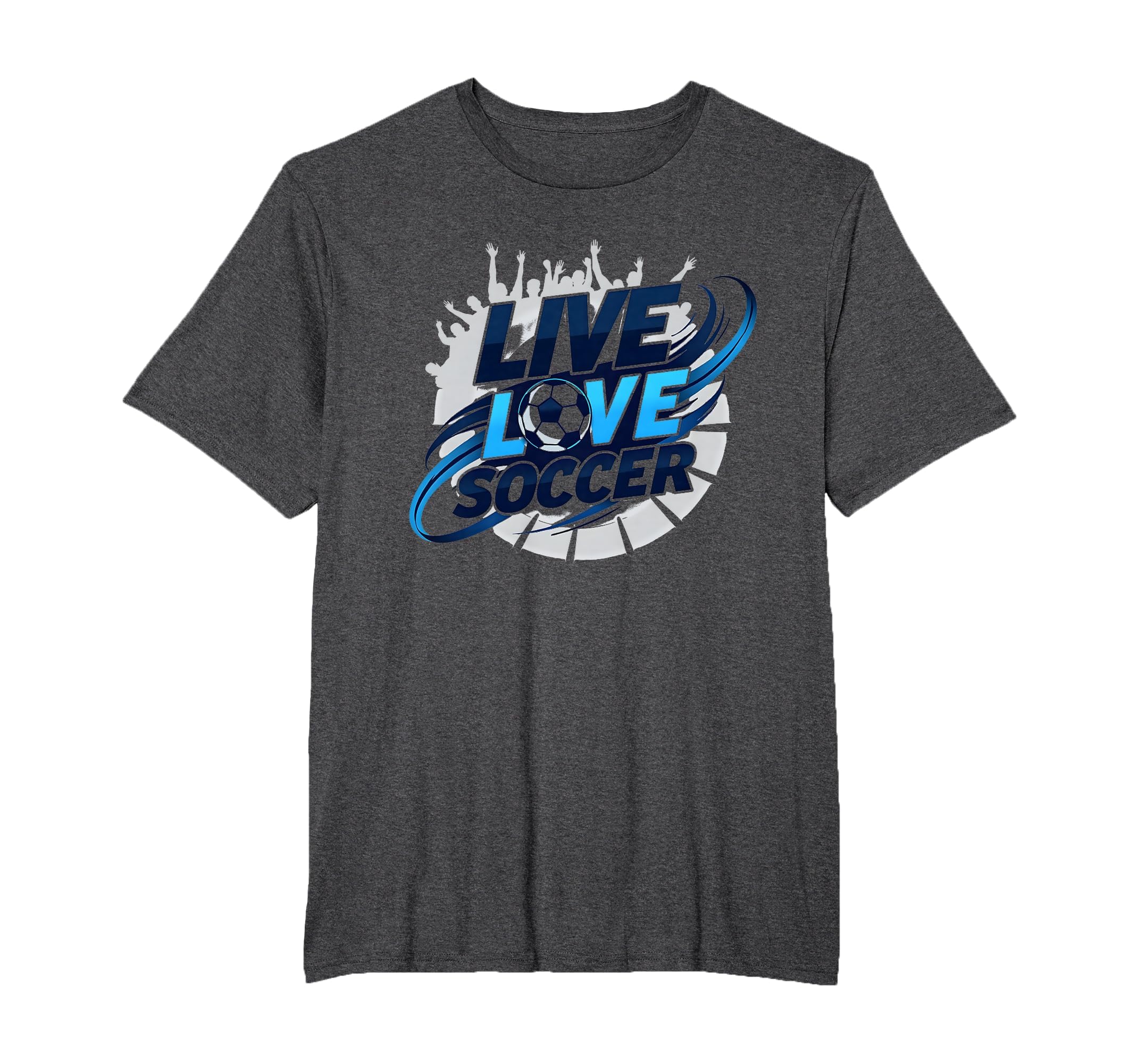 Soccer Mom Live Love Soccer Passion Sweatshirt - Graphic Print for Adults