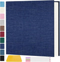 Zesthouse Photo Album Self Adhesive Pages, 60 Pages Magnetic Scrapbook Albums with Sticky Page,Photos Album Holds 8x10 & 5X7 & 4x6 & 6x8 & 3x5, Large Picture Book Ideal for Family,Wedding,Baby