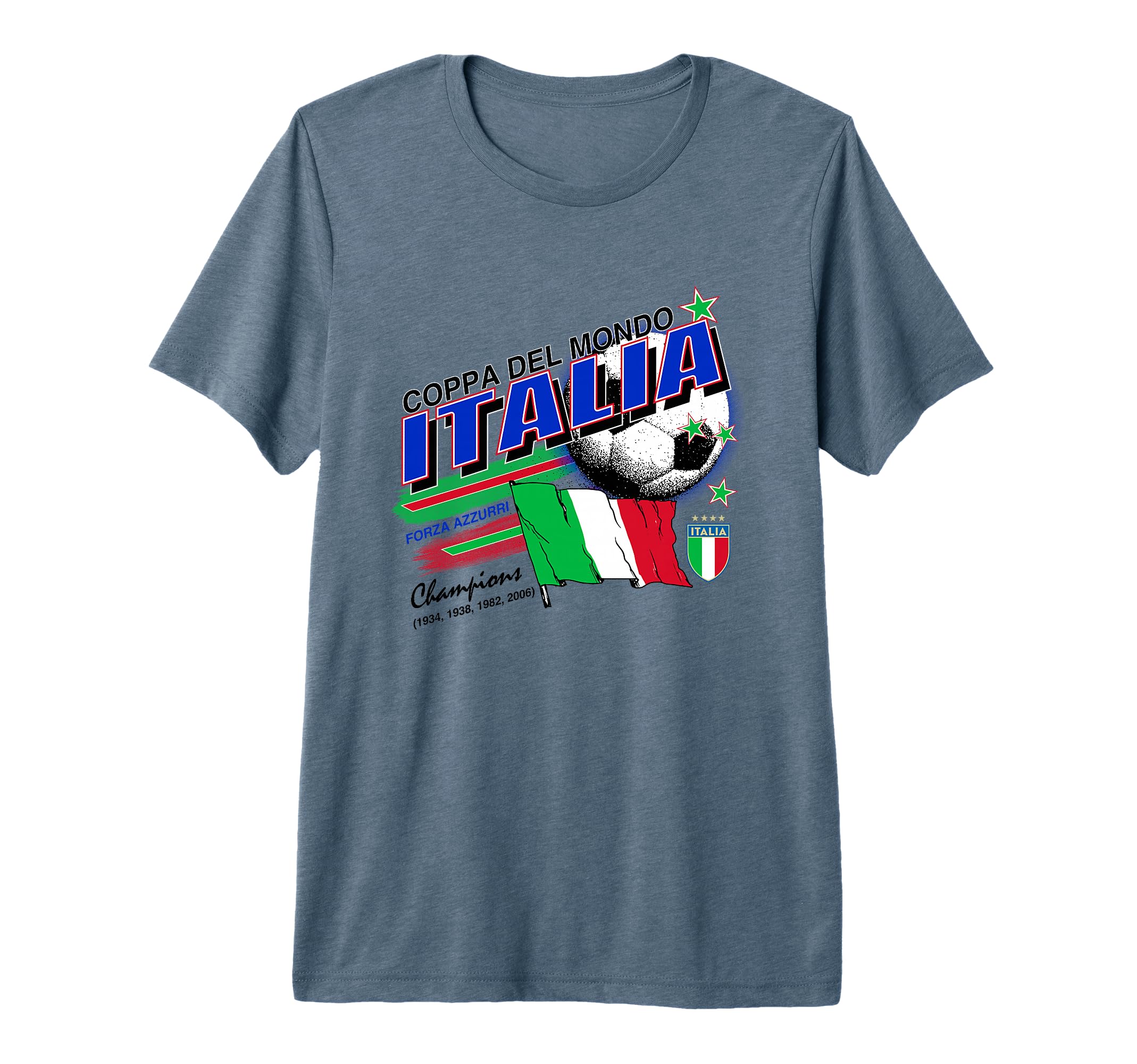Italy World Cup Football Champions Team T-Shirt - Minimalist Print Unisex