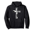 Christian Cross Soccer Art All That I Hoodie - Custom Art Print for Adults