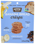 Hippie Snacks, Chocolate Banana Bread Crisps, 2.5 oz, Pack of 8, Gluten-Free