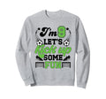 9Th Birthday Soccer Nine Year Old Sweatshirt - Trendy Graphic Unisex