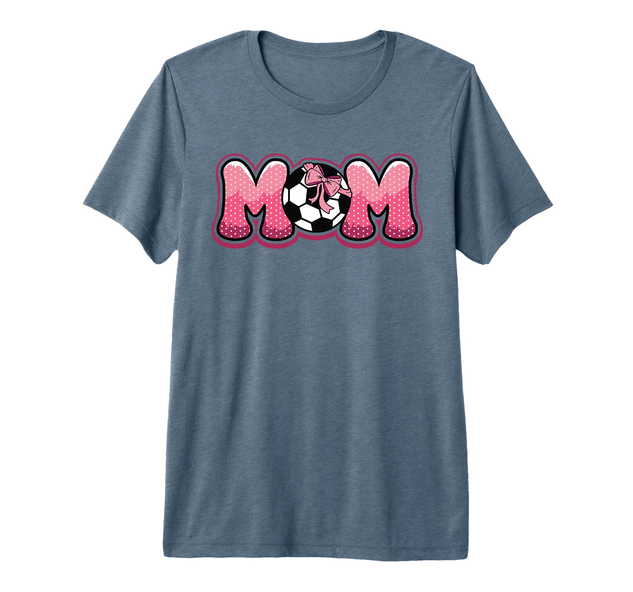 Soccer Mom Coquette Bow Game Day T-Shirt - Fun Novelty Design for Adults