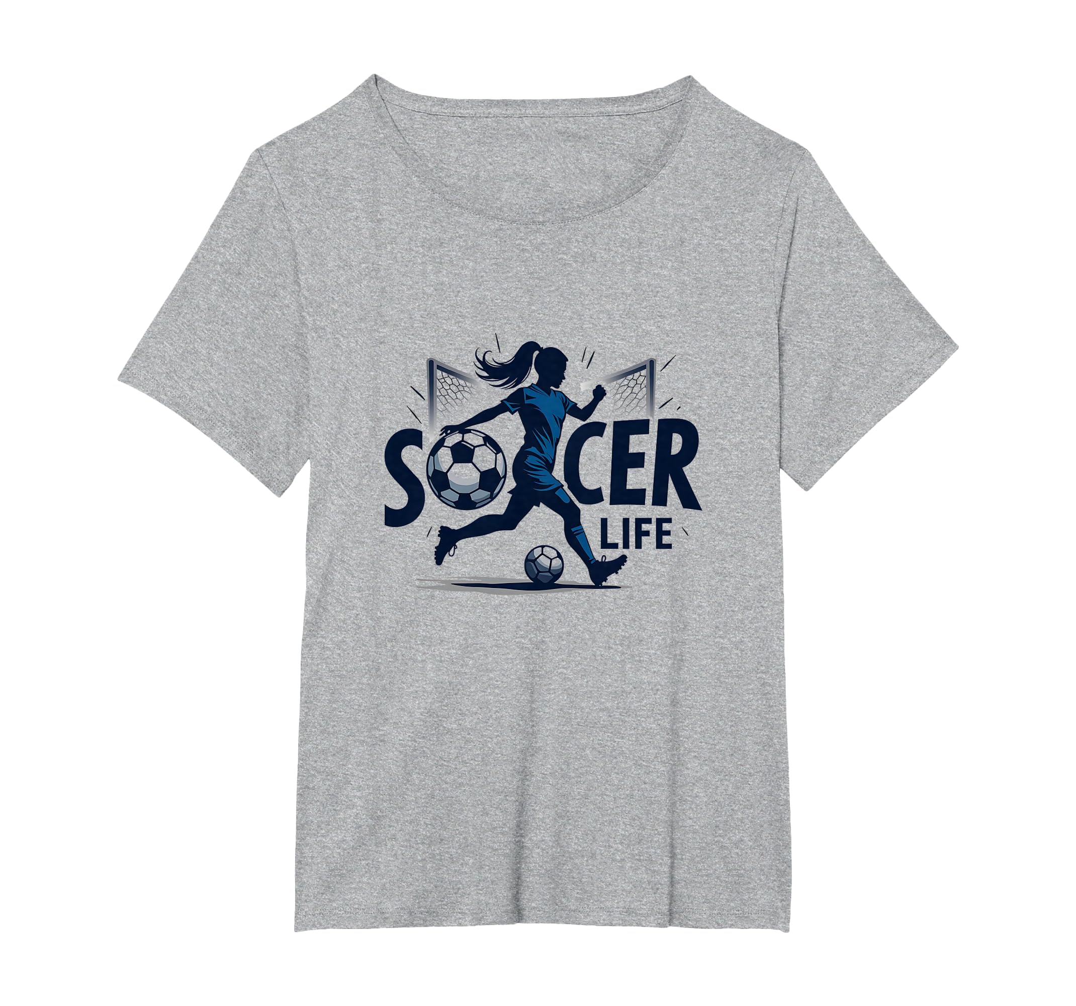 Soccer Is Life Womens Passion Beautiful T-Shirt - Unique Graphic Unisex