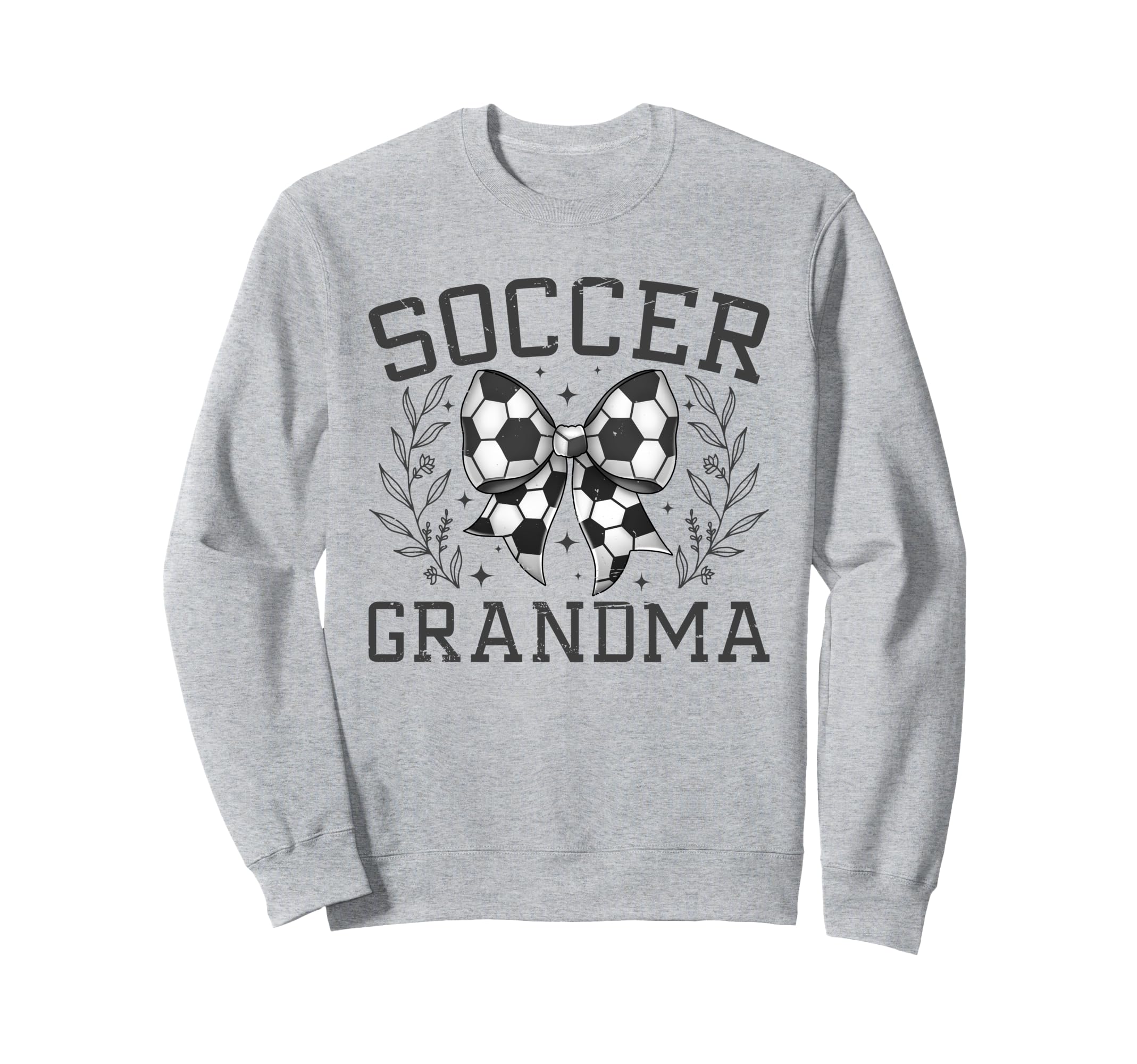 Coquette Bow Soccer Grandma Game Sweatshirt - Custom Art Print for Adults