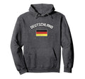 Germany Flag Deutschland Distressed German Hoodie - Novelty Apparel Unisex