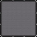 VICLLAX Shade Fabric Sun Shade Cloth with Every 2 FT Grommets for Patio Garden Pergola Cover Canopy 21x23 FT, Grey