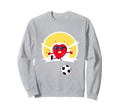Soccer Heart Gift T-Shirt - Custom Art Print Men Women