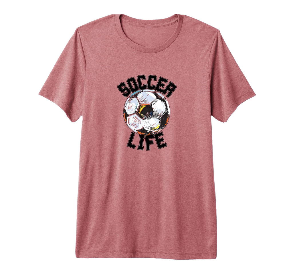 Soccer Life Futbol Player Game T-Shirt - Fun Novelty Design for Adults