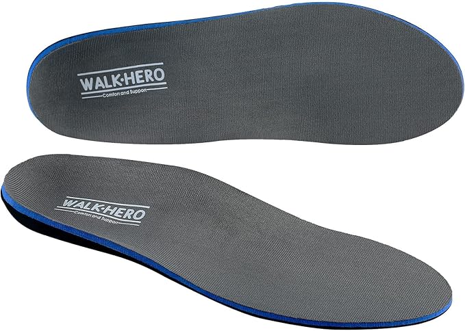 Plantar Fasciitis Feet Insoles Arch Supports Orthotics Inserts Relieve Flat Feet, High Arch (Mens 13-13 1/2)