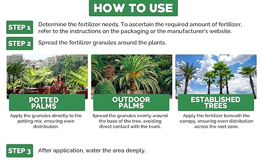 8-4-8 Professional Palm Tree Fertilizer Plant Food; for Indoor Potted Plants and Outdoor Landscape Palm Trees; Quick-Release Nitrogen Fertilizer and Continuous Feeding (4 QUARTS)