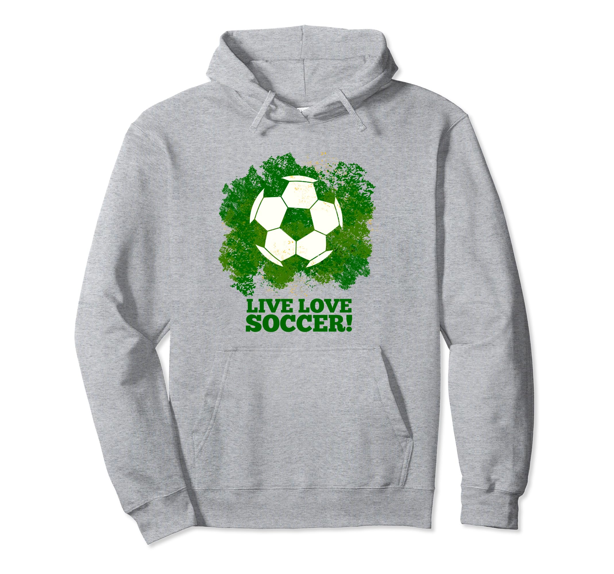 Soccer Tees Live Love Soccer I Love Soccer Hoodie - Trendy Graphic Unisex