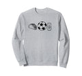 Tacos Soccer Beer Things I Love Sweatshirt - Graphic Print Unisex