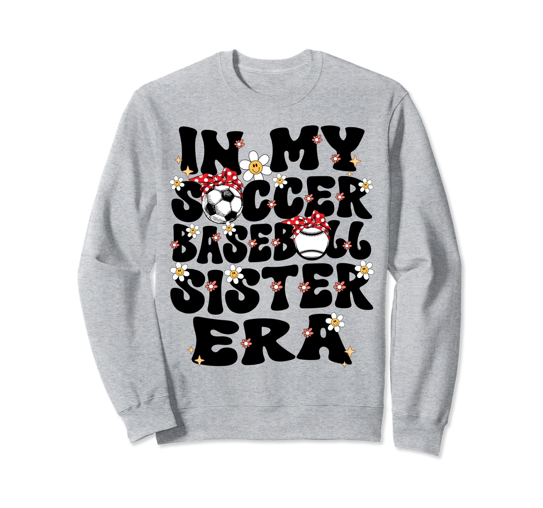 My Soccer Baseball Sister Era Sweatshirt - Minimalist Print Men Women